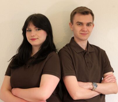 Unsere zwei Studenten